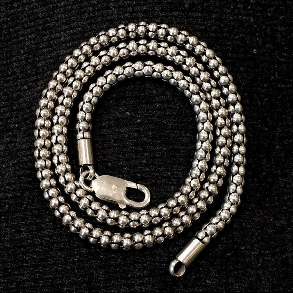 *Just sold* Silpada .925 Popcorn Chain 17 1/4”